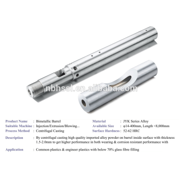 alloy barrel for injection machine screw